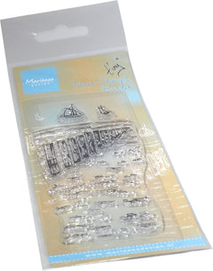 Marianne Design Clear Stamp - Tiny's Border - Beach Poles-1