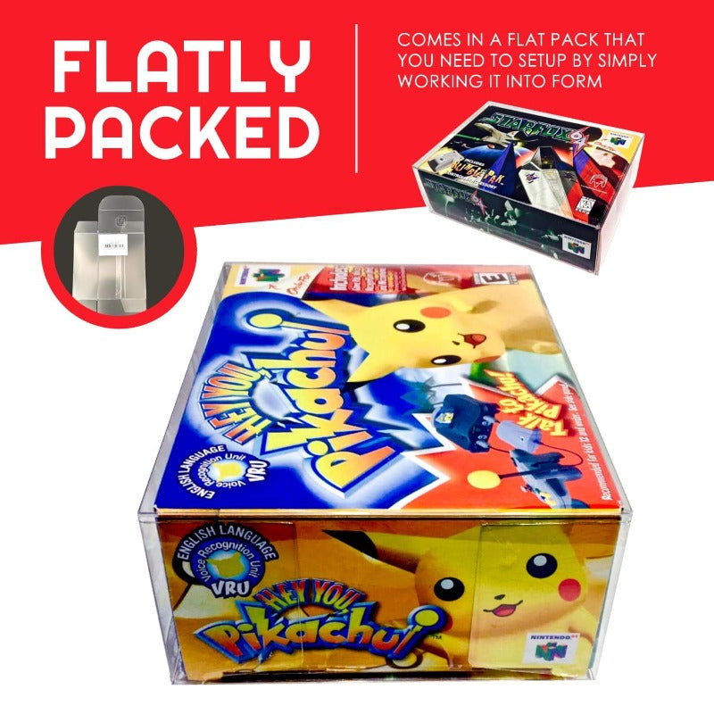 StarFox 64 or Hey You, Pikachu Box EVORETRO Protector 0.40MM - Pack of 1-1