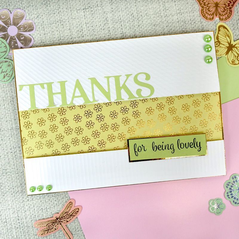 Stickables A5 Self-Adhesive Foiled Paper Pack - Springtime-4