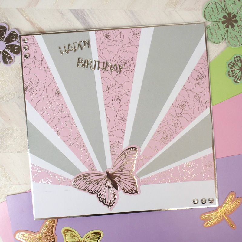 Stickables A5 Self-Adhesive Foiled Paper Pack - Springtime-7