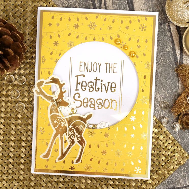 Christmas Stickables A5 Self-Adhesive Foiled Papers-2