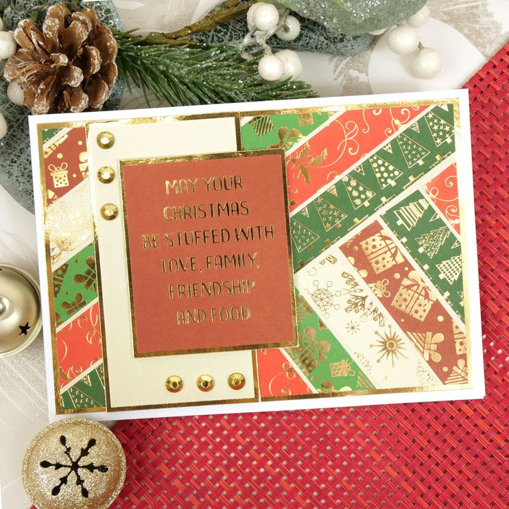Christmas Stickables A5 Self-Adhesive Foiled Papers-4