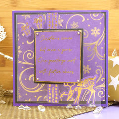 Christmas Stickables A5 Self-Adhesive Foiled Papers-5