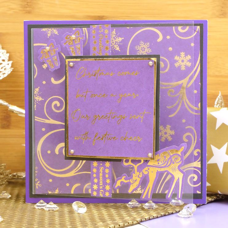 Christmas Stickables A5 Self-Adhesive Foiled Papers-5