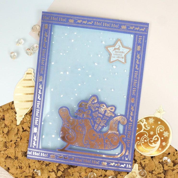 Christmas Stickables Self Adhesive Foiled Reindeer-4