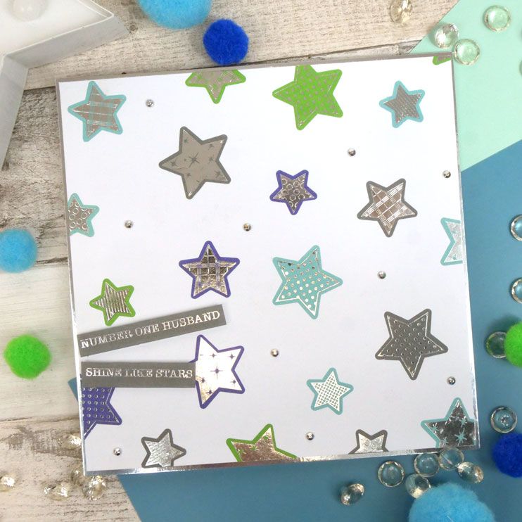 Bold & Bright Stickables Just My Type Foiled Paper Pack-3