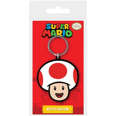 Super Mario Toad Rubber Keychain-1