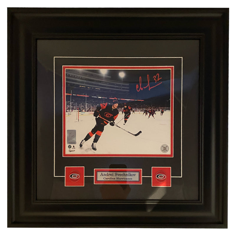 Andrei Svechnikov Autographed Carolina Hurricanes Framed 8x10 Photo-1