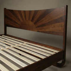 Estructura de cama de madera maciza Sunset-15
