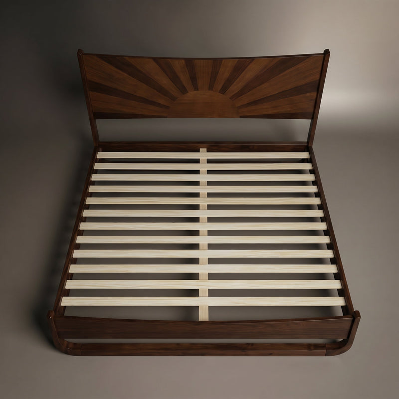 Estructura de cama de madera maciza Sunset-21