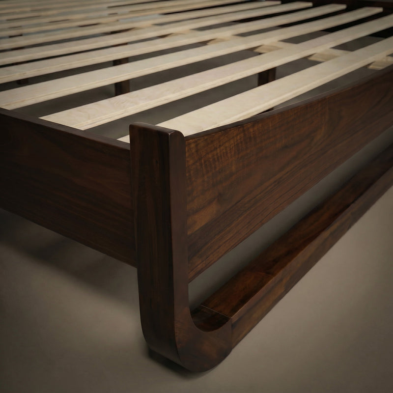 Estructura de cama de madera maciza Sunset-16