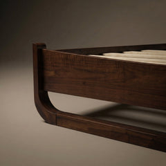 Estructura de cama de madera maciza Sunset-17