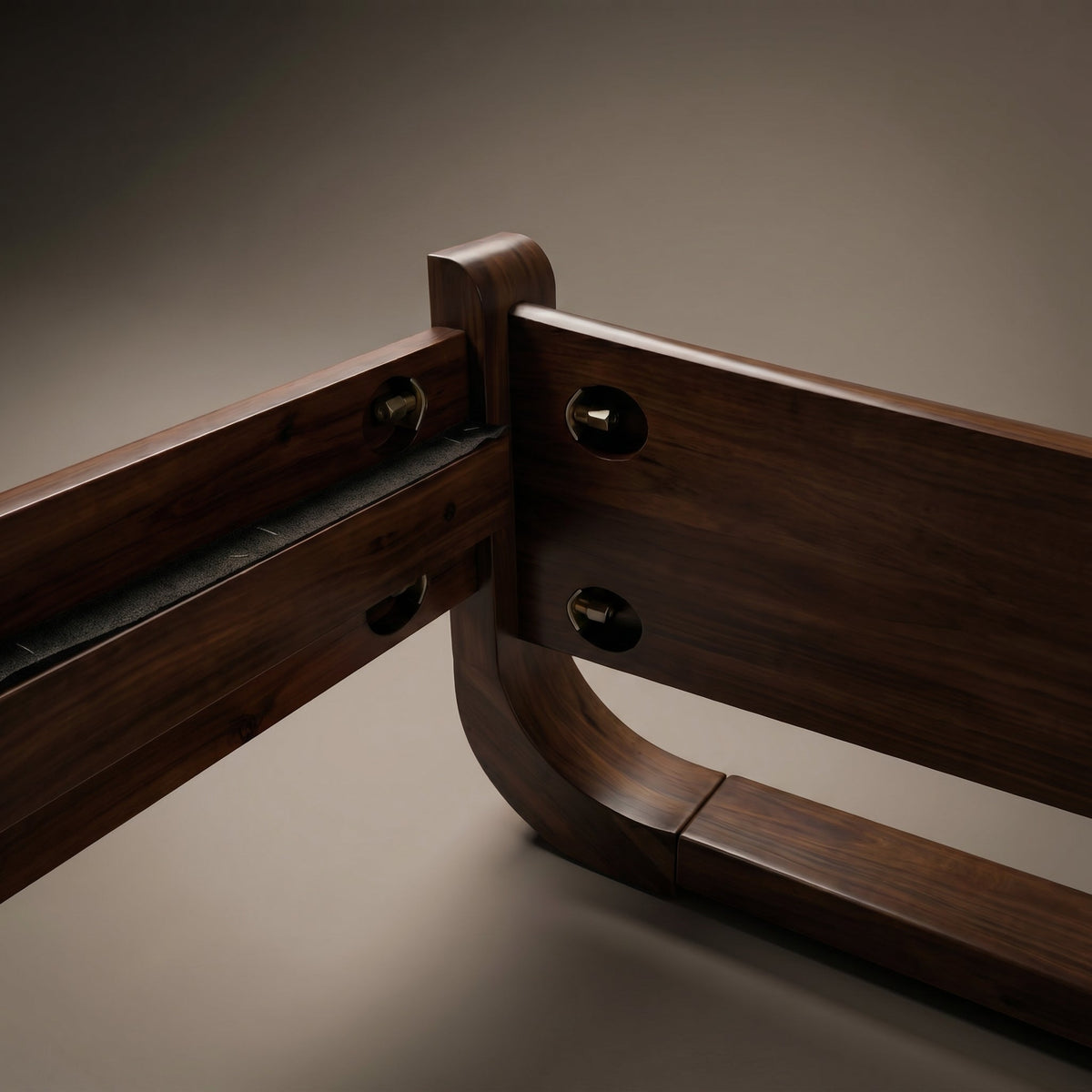 Estructura de cama de madera maciza Sunset-18