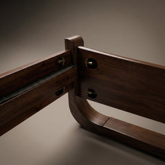 Estructura de cama de madera maciza Sunset-18