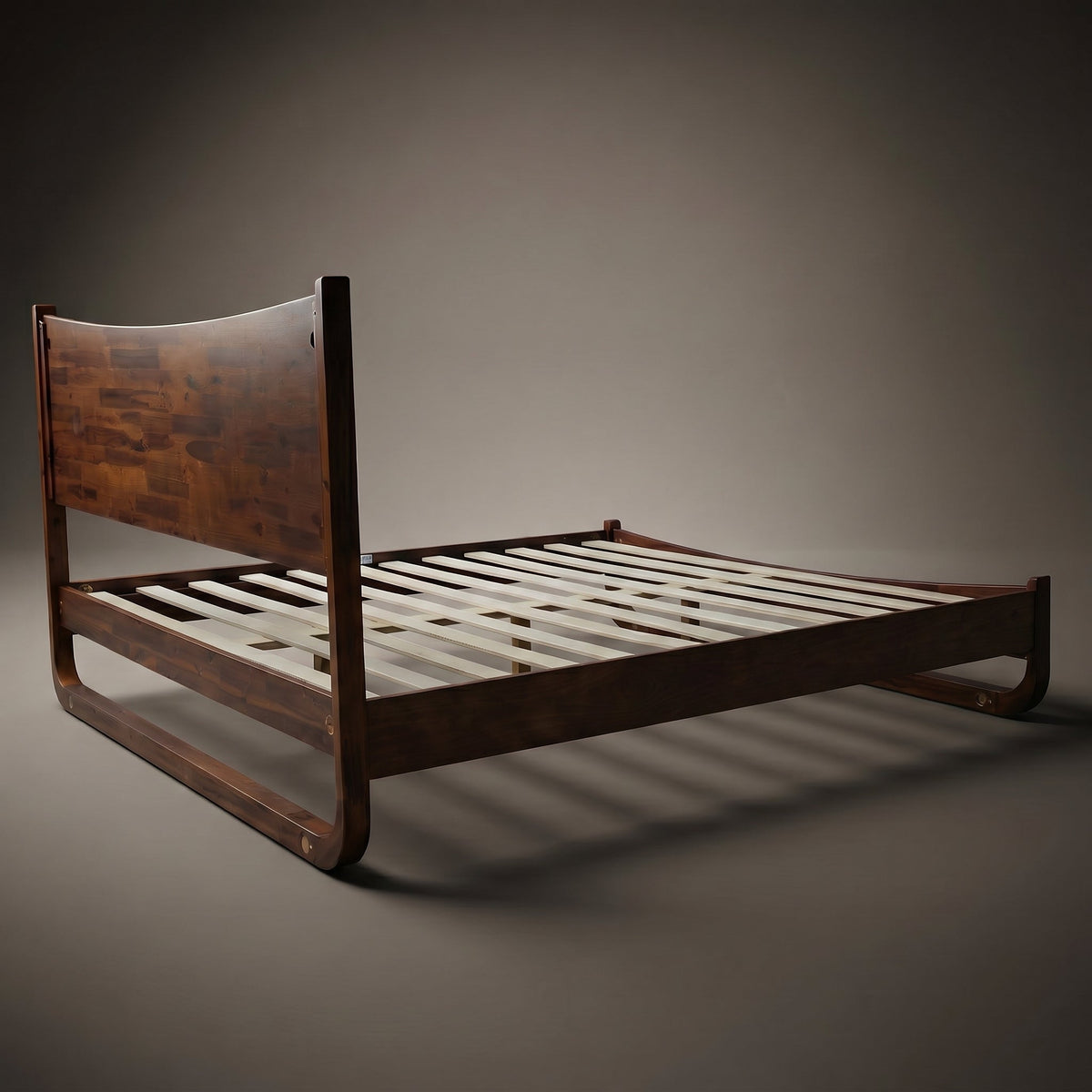 Estructura de cama de madera maciza Sunset-20