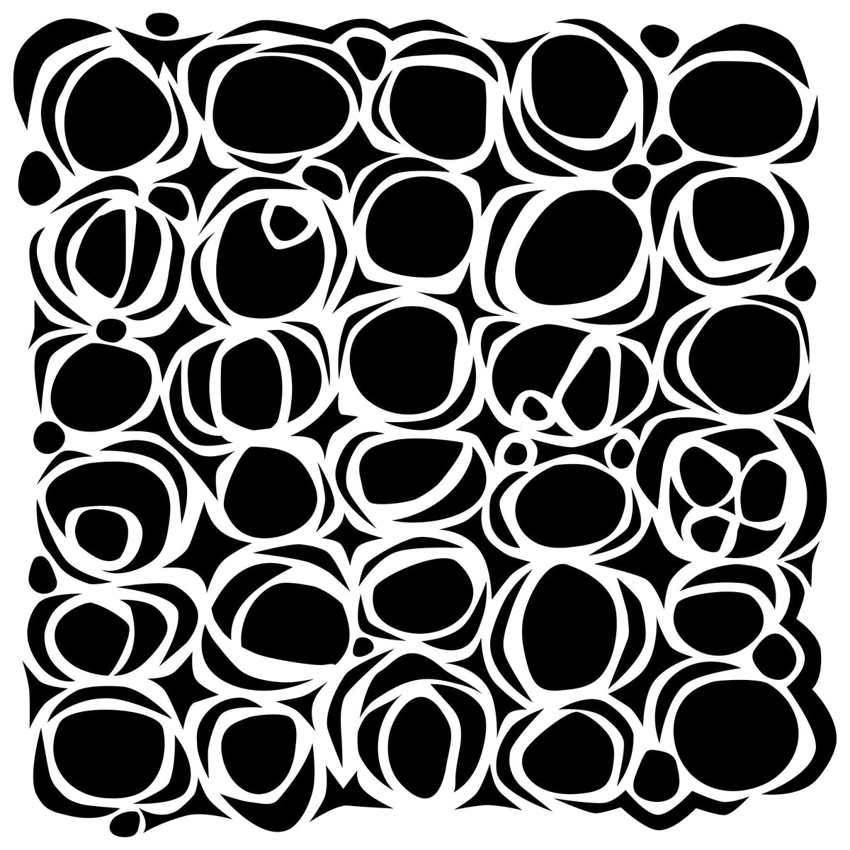 The Crafters Workshop 6x6 Stencil Circles Nested-1