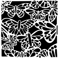 Pochoir Le Crafters Workshop 6x6 Butterfly Bounty-1