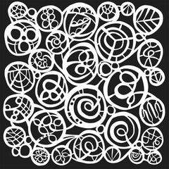 The Crafters Workshop Pochoir 6x6 Cercle Fest-1