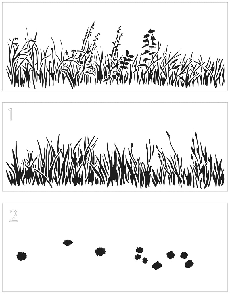 The Crafters Workshop Slimline Layered Grasses-1