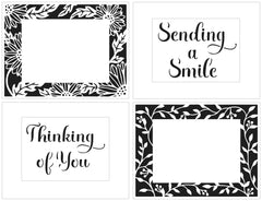 The Crafters Workshop A2 Sunflowers Vines Frames-1