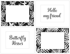 The Crafters Workshop A2 Butterfly Ferns Frames-1