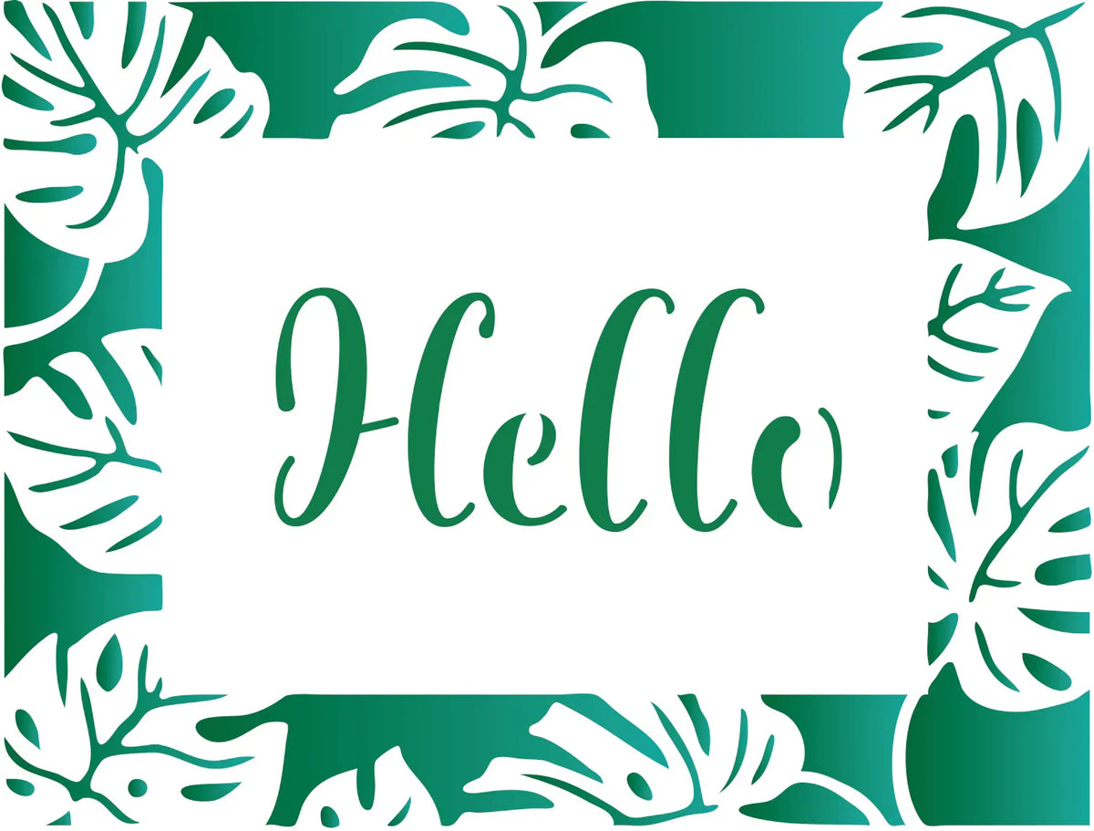 The Crafters Workshop Monstera Banana Leaves Frames-2