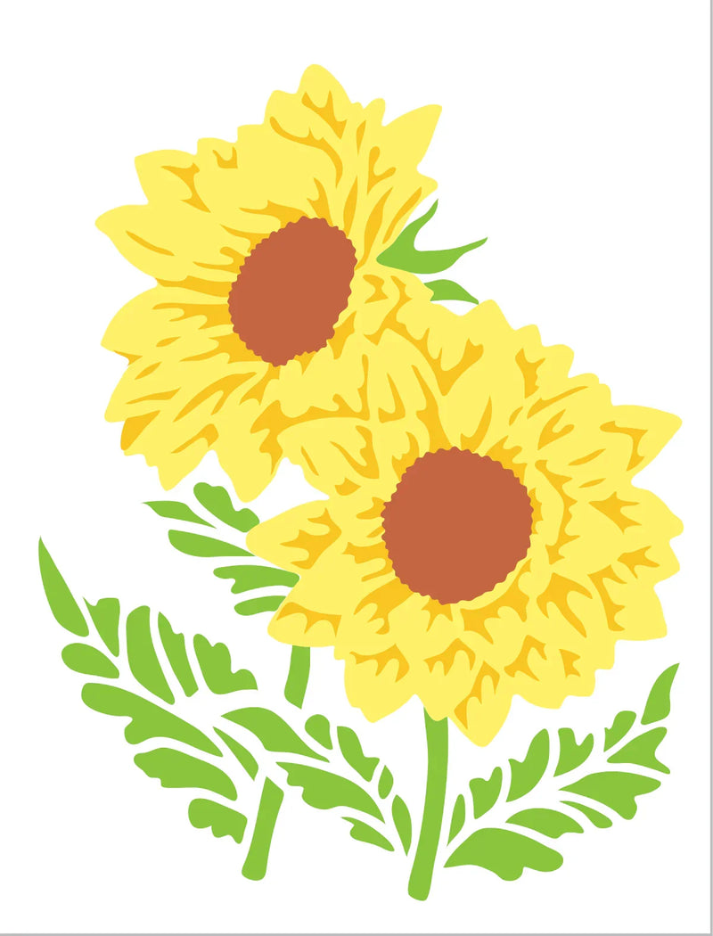 The Crafters Workshop Layered Sunflowers-2