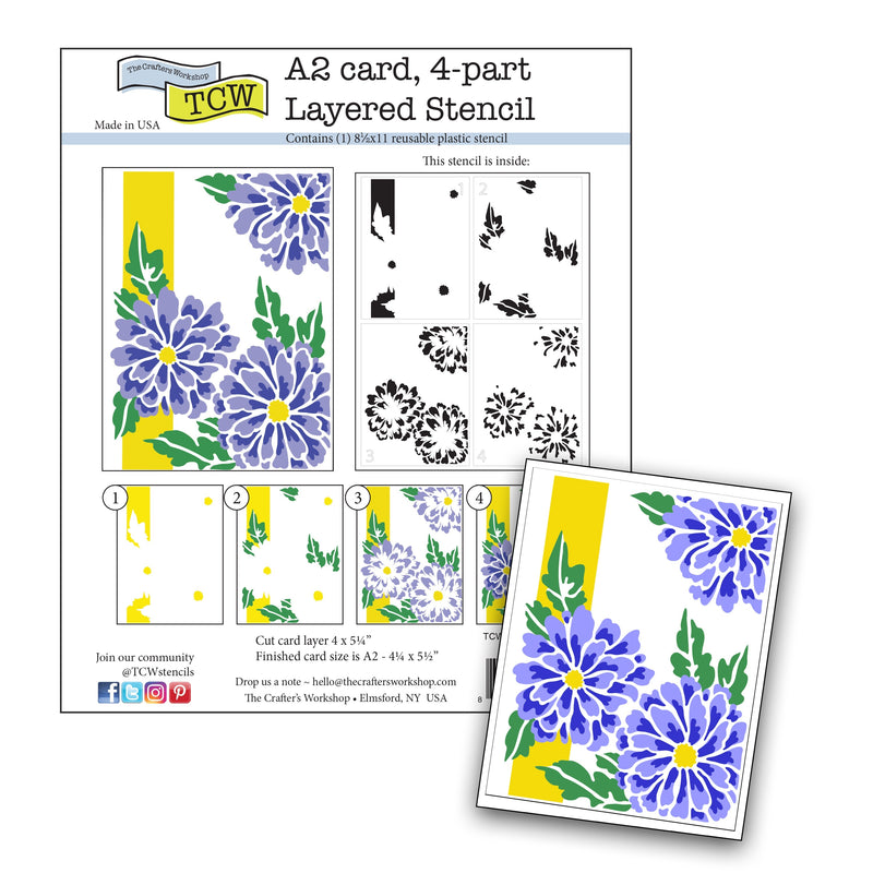 The Crafters Workshop Layered Daisies-1