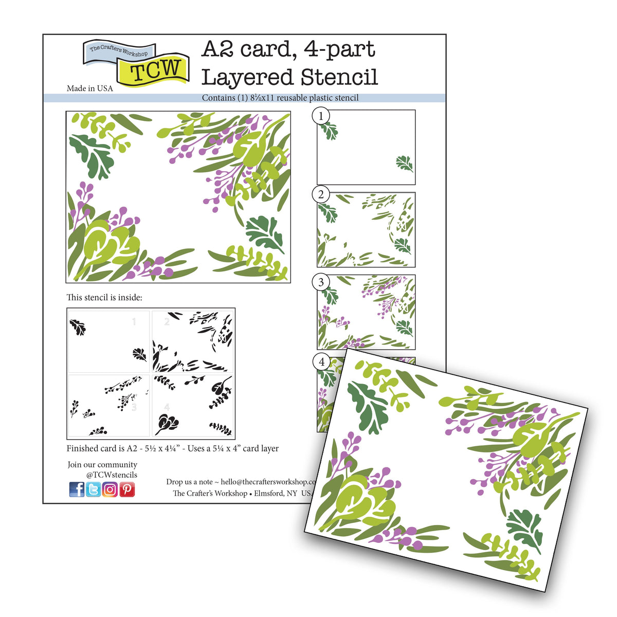 The Crafters Workshop Layered Sage Frame-1