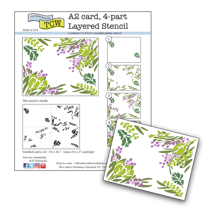 The Crafters Workshop Layered Sage Frame-1