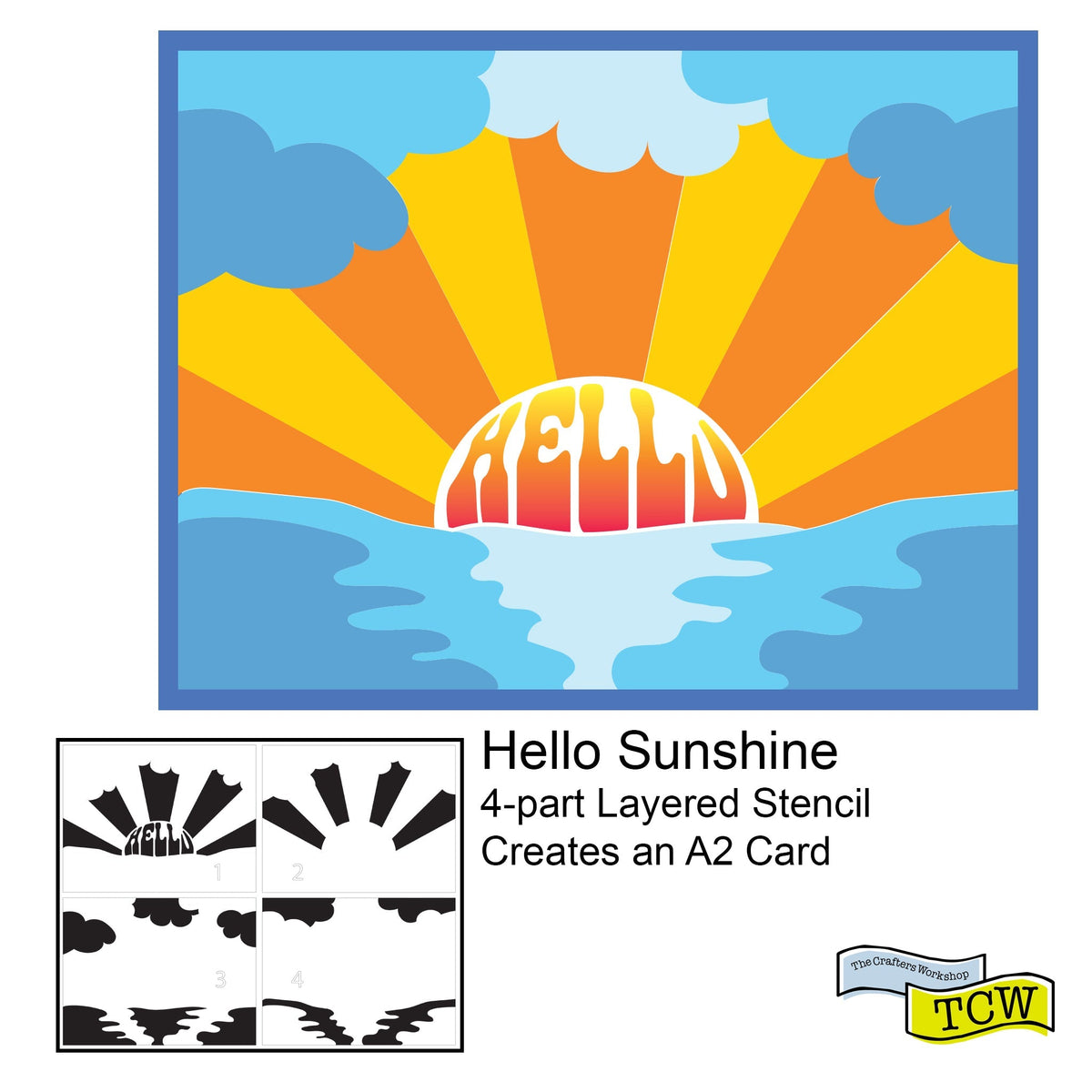 The Crafters Workshop Layered Hello Sunshine-2