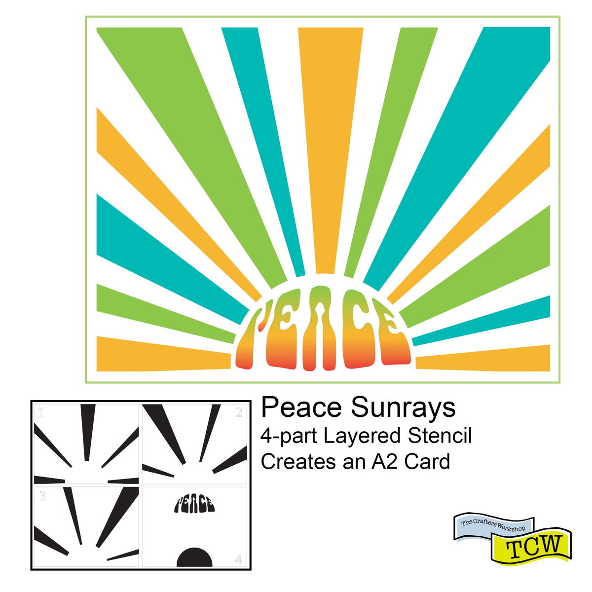 The Crafters Workshop Layered Peace Sunrays-2