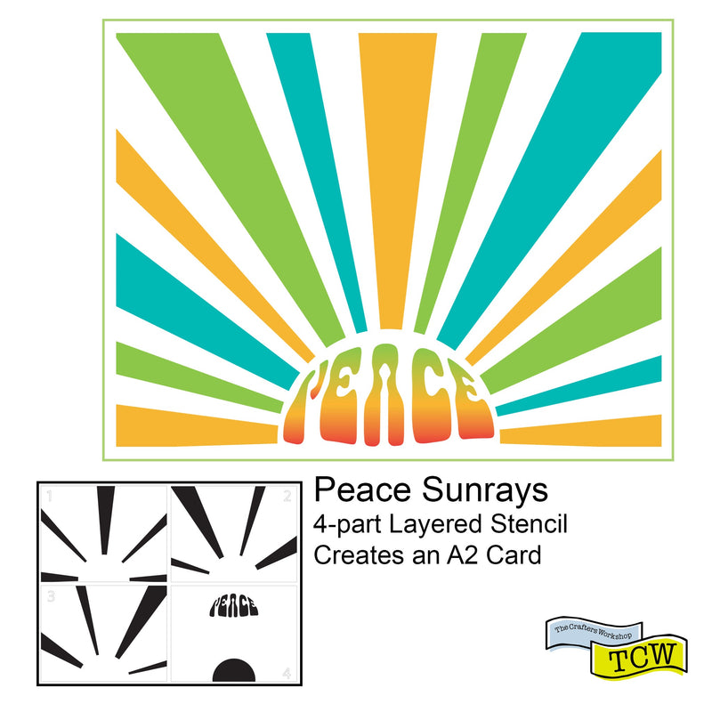 The Crafters Workshop Layered Peace Sunrays-2