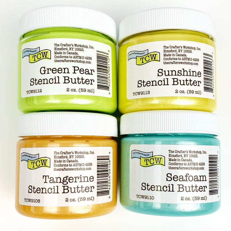 The Crafters Workshop (TCW) Stencil Butter 4-pack Citrus-1