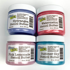 The Crafters Workshop (TCW) Stencil Butter 4-pack Blooms-1