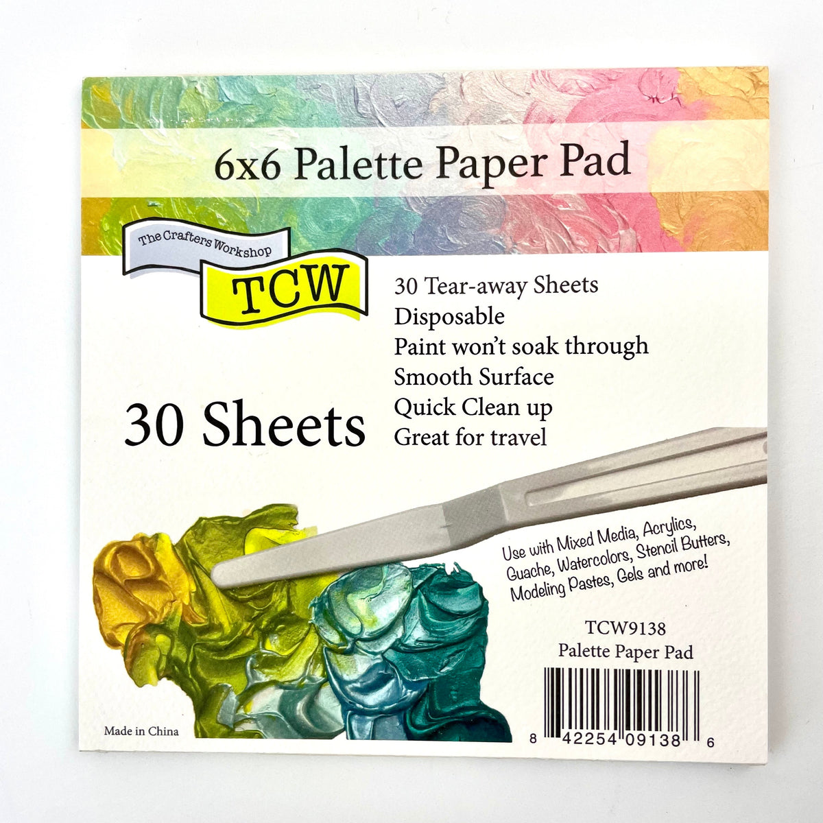 Bloc de papier palette The Crafters Workshop (TCW) 30 feuilles-1