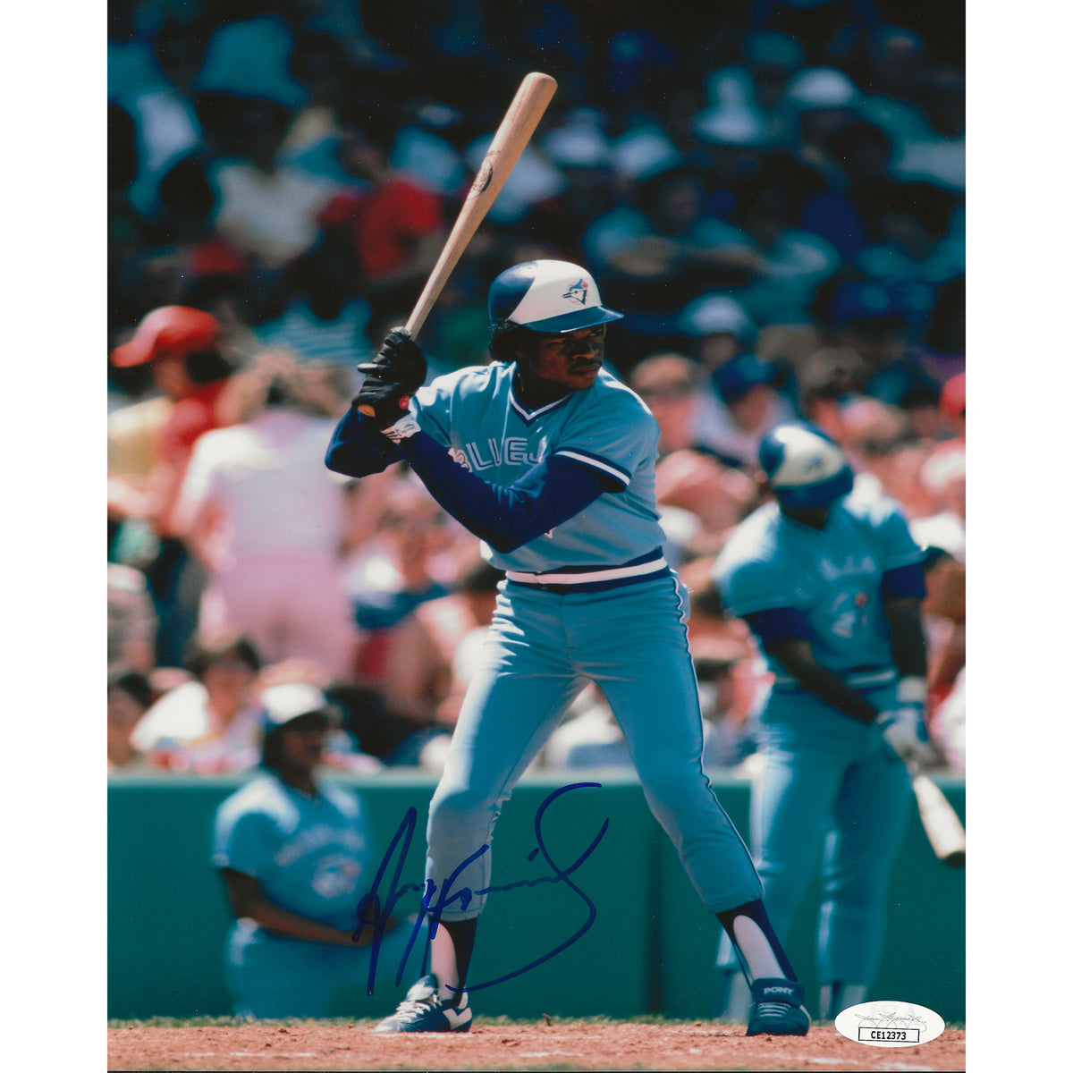 Tony Fernández Autographed Toronto Blue Jays 8x12 Photo-1
