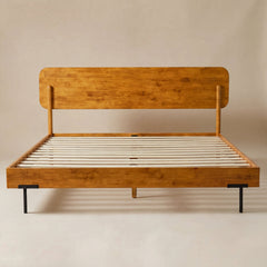 Frida Solid Wood Bed Frame-11
