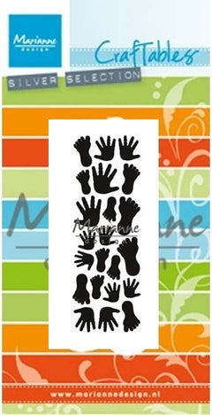 Marianne Design Craftables Punch Die Hands & Feet-1