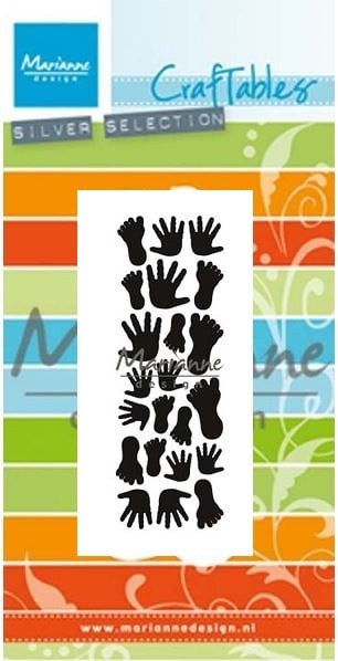 Marianne Design Craftables Punch Die Hands & Feet-1