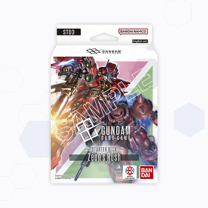 Gundam Card Game - Zeon's Rush - ST03 - Starter Deck-1
