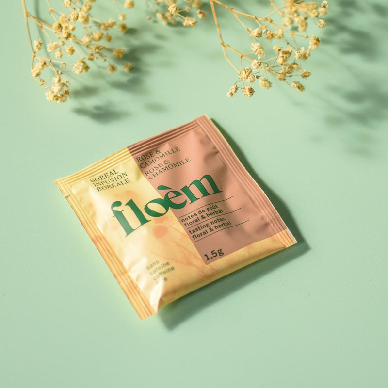 Single Herbal Tea Bag - Rose & Chamomile-1