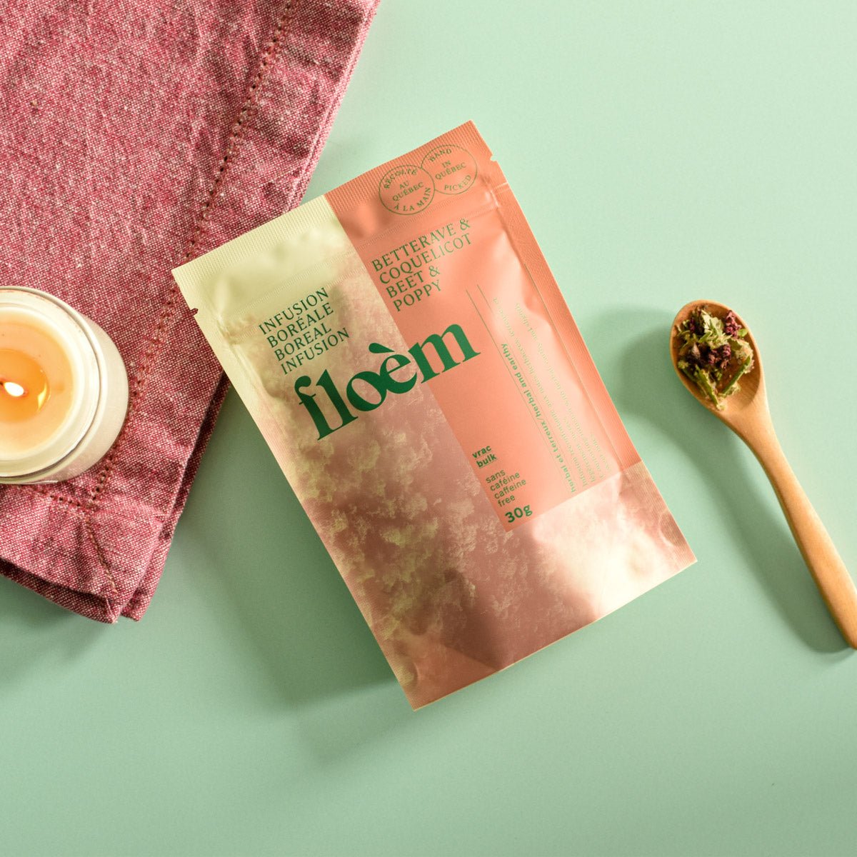 Loose Leaf Herbal Tea - Beet & Poppy-3