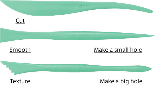 Clay Spatula 3 pcs Set-2