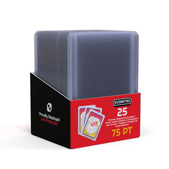 25 EVORETRO Toploader 35pt/55pt/75pt/100pt/180pt – Pack of 25 for Trading Cards-8