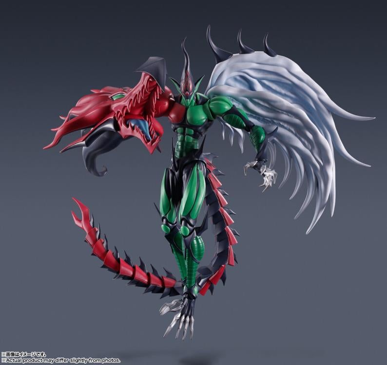 Yu-Gi-Oh! Duel Monsters GX S.H.MonsterArts Elemental Hero Flame Wingman-3