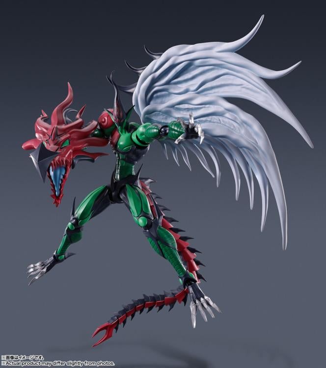Yu-Gi-Oh! Duel Monsters GX S.H.MonsterArts Elemental Hero Flame Wingman-5