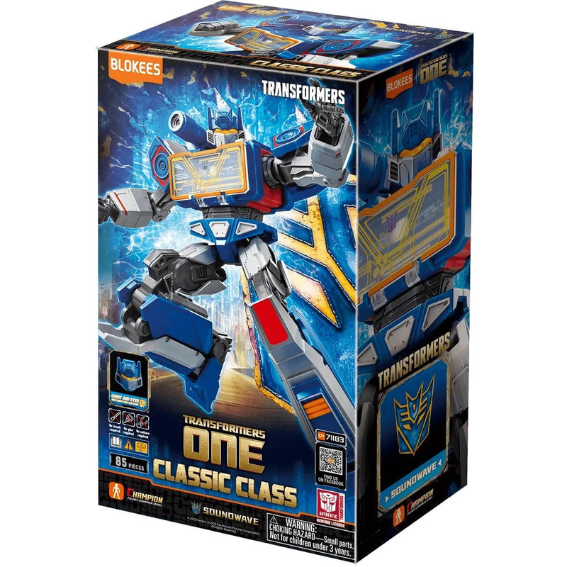 Transformers Classic Class 17 - Transformers One Soundwave Blokees Model Kit-1