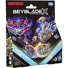 (Hasbro) Beyblade X - Transformers Collab - Optimus Prime 7-70L & Bumblebee 1-60W Dual Pack-1