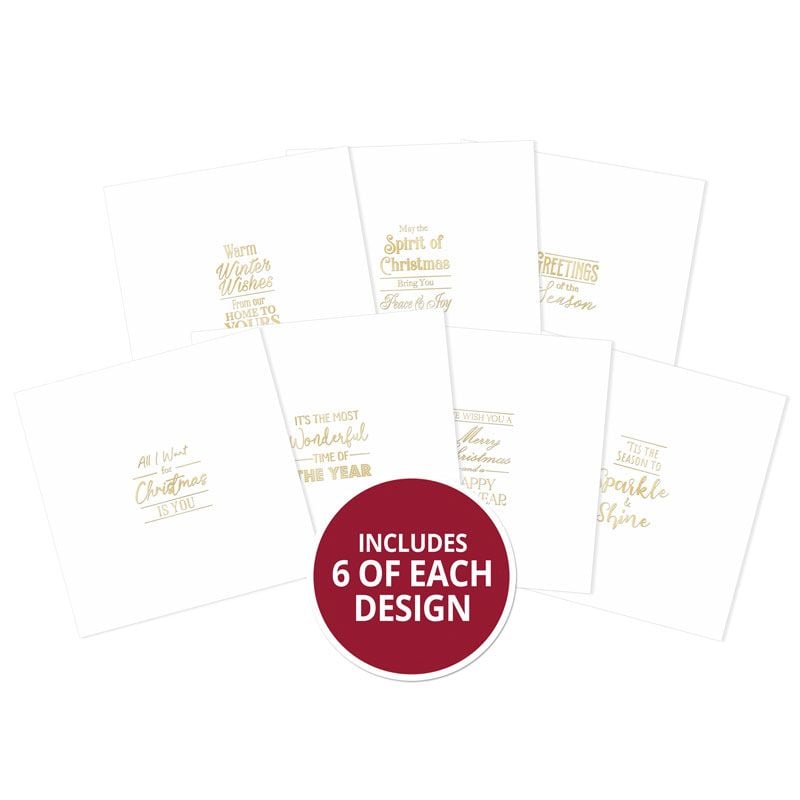 Trim Me! Foiled Insert Pad - Christmas 3 Gold-2
